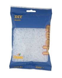 Lot de 3000 perles à repasser MIDI transparent - Hama