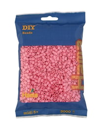 Lot de 3000 perles à repasser MIDI rose - Hama