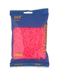 Kit 3000 perles à repasser fushia - Hama