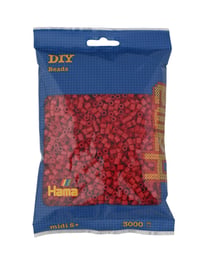 Lot de 3000 perles à repasser MIDI rouge Noël - Hama