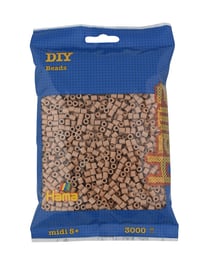 Lot de 3000 perles à repasser MIDI café frappé - Hama