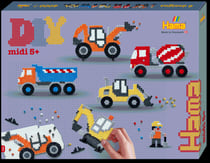 Kit perles à repasser MIDI véhicule de chantier - Hama