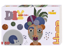 Kit perles à repasser MIDI masque africain - Hama