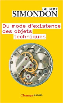 Du mode d'existence des objets techniques