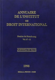 Annuaire de l'institut de droit international vol.67/ii