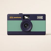 Appareil photo numérique rechargeable Peeksme - Rétro - Vert
