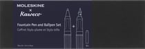 Coffret stylo plume + stylo bille Kaweco Moleskine - Bleu