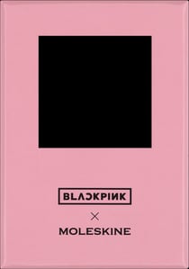 Mini carnet Moleskine - Rose - Blackpink - 192 pages unies