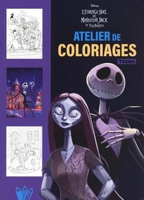 Atelier de coloriages teens : DISNEY TEENS - Atelier de coloriages - L'Étrange Noël de M. Jack