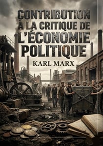 Contribution à la critique de l'économie politique : Une analyse des fondements de l'économie bourgeoise par Karl Marx, explorant le capital, la propriété et le travail salarié