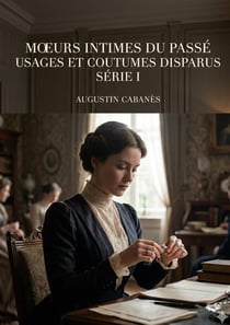 Moeurs intimes du passé - Usages et coutumes disparus - Série I : Les usages et les coutumes d'autrefois, une exploration des moeurs intimes du passé par Augustin Cabanès.