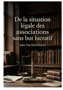 De la situation légale des associations sans but lucratif : Une analyse juridique des associations sans but lucratif en France et en Belgique par Jules Van Den Heuvel.