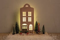 Kit bois maison des lutins - Rayher - mix credit