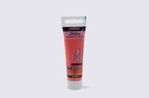 Tube 30 ml de peinture acrylique Pébéo - Studio Acrylics - Fine - rose orange iridescent