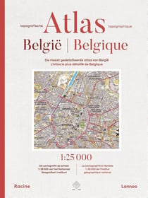 Atlas topographique Belgique : L'atlas le plus détaillé de la Belgique