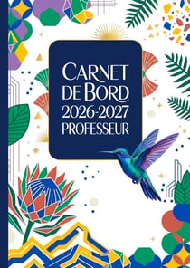 Carnet de bord professeur 2026-2027 : Agenda A4 planificateur enseignant