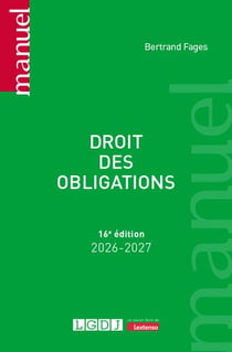 Droit des obligations (édition 2026/2027)