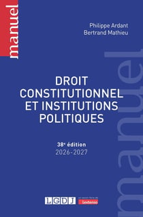 Droit constitutionnel et institutions politiques (édition 2026/2027)