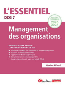 DCG 7 : Management des organisations (édition 2026/2027)