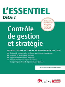 DSCG 3 : Contrôle de gestion et stratégie (édition 2026/2027)