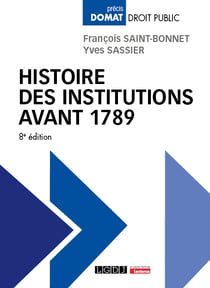 Histoire des institutions avant 1789