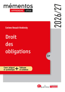 Droit des obligations : Cours intégral et synthétique + Tableaux et schémas