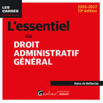 L'essentiel du droit administratif general