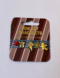 Kit bracelet gourmand rayures - Collection Noël 2026