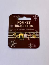 Kit bracelet gourmand flocon - Collection Noël 2026