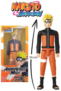Figurine Anime Heroes - Naruto - 30 cm - Modèle aléatoire - Produit vendu à l'unité