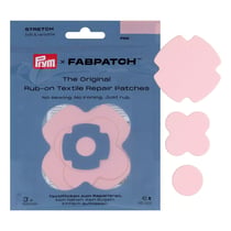 Lot de 3 patchs de réparation Rub on Patch Fabpatch Prym - Stretch rose