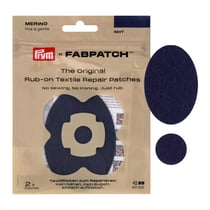 Lot de 3 patchs de réparation Rub on Patch Fabpatch Prym - Mérino marine