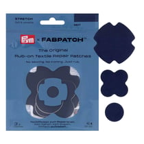 Lot de 3 patchs de réparation Rub on Patch Fabpatch Prym - marine
