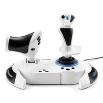 Joystick Thrust T-Flight HOTAS 5 Thrustmaster - Microsoft Flight Simulator - pour PS5 et PC - Blanc