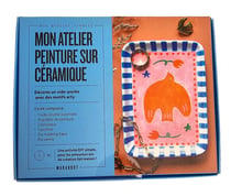 Mon atelier peinture sur céramique : Décorez 1 coupelle et 1 soucoupe de motifs gais et colorés !
