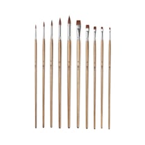 Lot de 10 pinceaux - Peinture acrylique - Monali