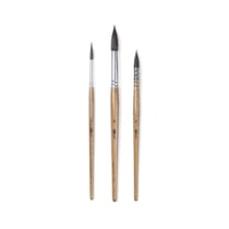 Lot de 3 pinceaux - Peinture aquarelle - Monali