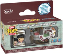 Figurine FUnko Bitty Pop - One piece - Monkey D Luffy et Thousand sunny