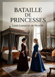 Bataille de princesses : Une comédie en un acte et en prose de Louis Lemercier de Neuville, où deux princesses se disputent les faveurs de Philippe dans un décor théâtral parisien.