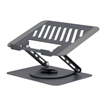 Support rotatif 360° ordinateur portable - T'nB - Métal - Gris sidéral