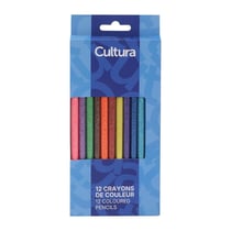 Lot de 12 crayons de couleur - Cultura