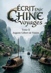 Écrit en Chine voyages - Tome II : Les pérégrinations d'Auguste de Voisins à travers la Chine du début du XXe siècle, offrant un témoignage précieux sur les cultures et les paysages de cette époque.