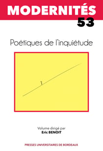 Poétiques de l'inquiétude