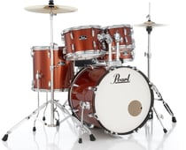 Pearl batterie acoustique Roadshow fusion 20" + pack Sabian - Solar Burnt Orange Sparkle