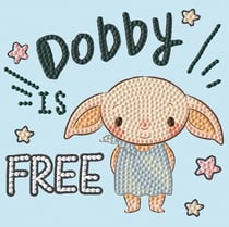 Kit diamond painting Diamond Dotz - Dotz Box - Harry Potter Dobby is free