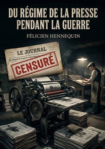 Du régime de la presse pendant la guerre : Une analyse juridique du régime de la presse en France durant la Première Guerre mondiale par Félicien Hennequin.