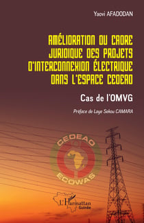 Amélioration du cadre juridique des projets d'interconnexion électrique dans l'espace CEDEAO : Cas de l'OMVG