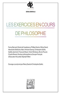 Les exercices en cours de philosophie