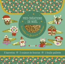 Barrettes en feutrine - Noël