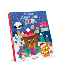 Mon P'tit Hemma - Mes jolies décorations de Noël - Un bloc créatif et plus de 250 stickers - Des figurines et des accesoires à décorer